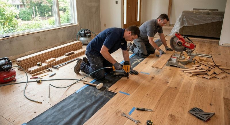 Hardwood Floor Installation in Rancho Santa Fe, CA