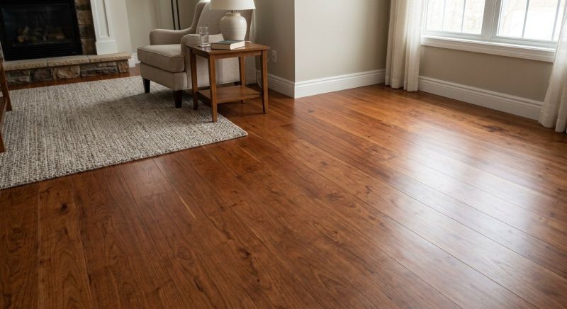Cherry Floor Installation in Fallbrook, CA