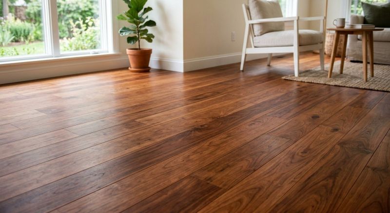 Cherry Floor Installation in Rancho Santa Fe, CA