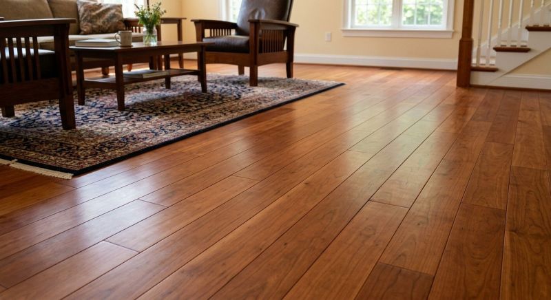 Cherry Floor Installation in San Clemente, CA