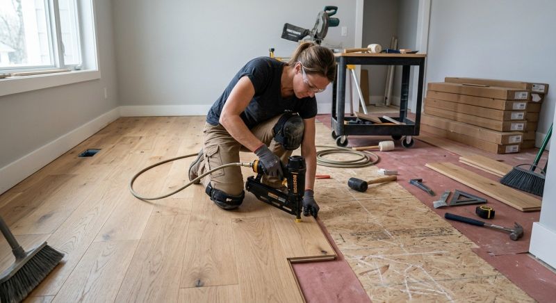 Hardwood Floor Installation in Del Mar, CA