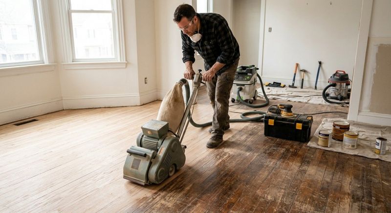 Hardwood Floor Renovation in San Diego County, CA