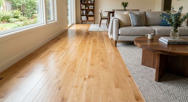 Maple Flooring Installation in Fallbrook, CA