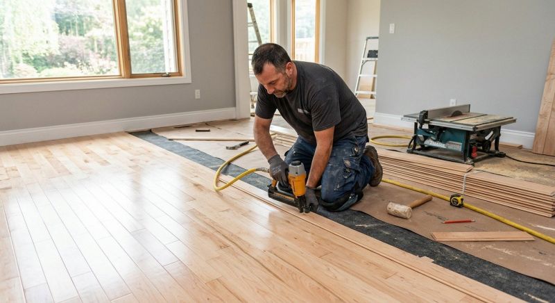Maple Flooring Installation in Oceanside, CA