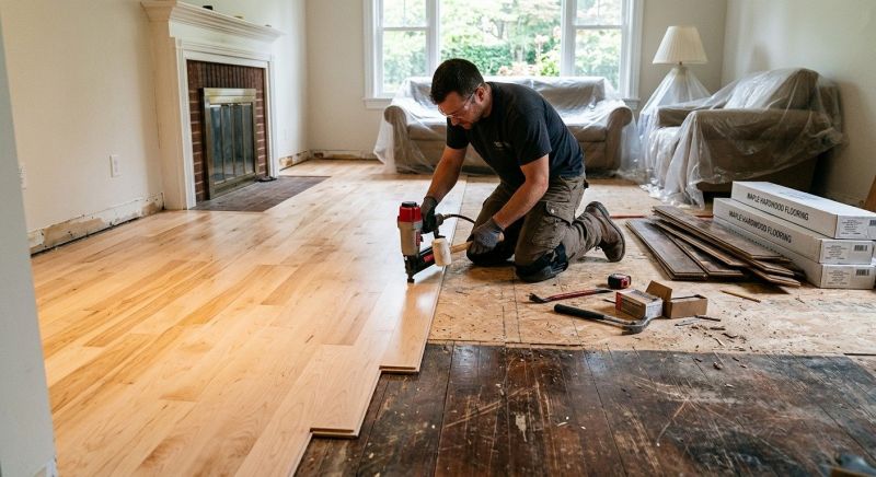 Maple Flooring Installation in Pala, CA