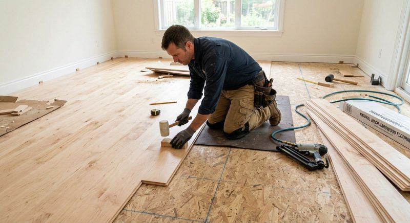 Maple Flooring Installation in San Diego, CA
