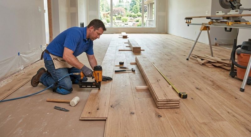 Plank Floor Installation in San Diego County, CA