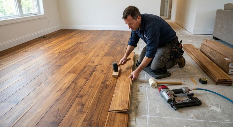 Teak Flooring Installation in San Diego County, CA