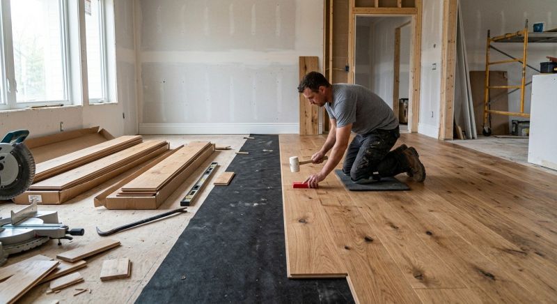 Wide Plank Floor Installation in San Diego County, CA