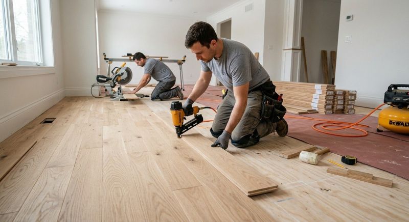 Wood Floor Replacement in Del Mar, CA