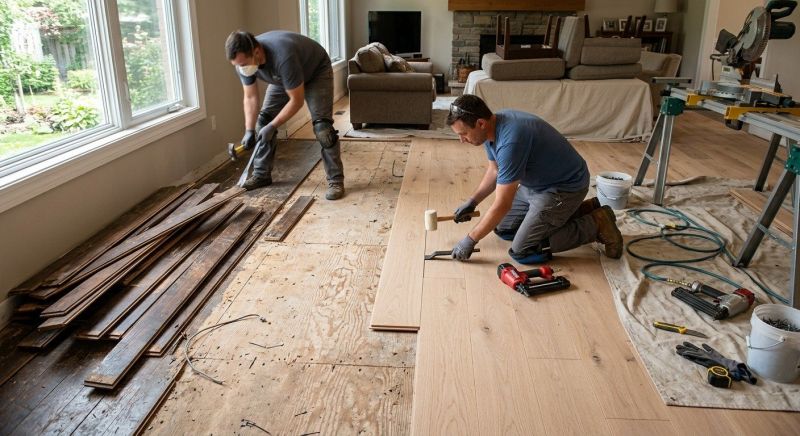 Wood Floor Replacement in Escondido, CA